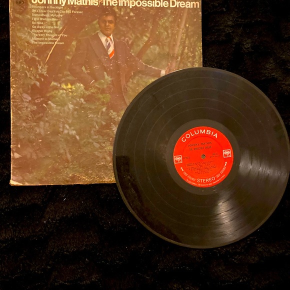 Johnny Mathis The Impossible Dream Album - Picture 3 of 3
